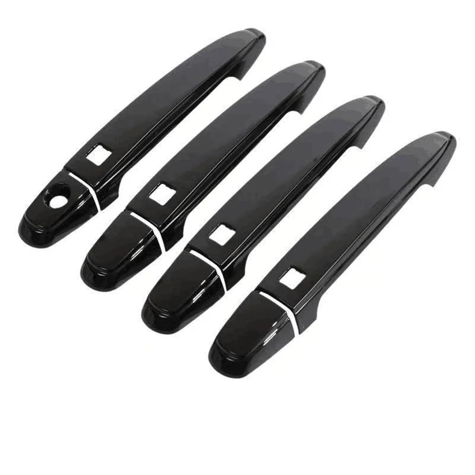 YSDSLS Car Chrome Door Handles Cover Trim Accessories for Lexus LS XF30 430 2001-2006(Black 4 Buttons)