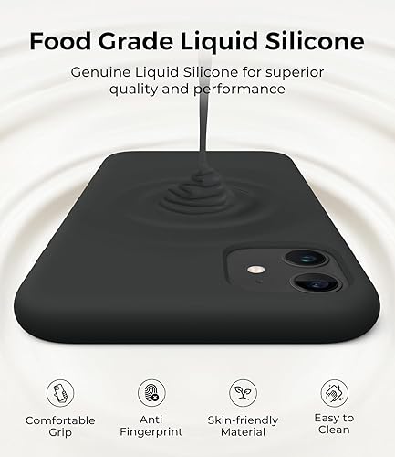 Miniatura 5 de AOTESIER Funda de teléfono diseñada a prueba de golpes para iPhone 11, silicona de grado alimenticio de alta calidad con forro protector