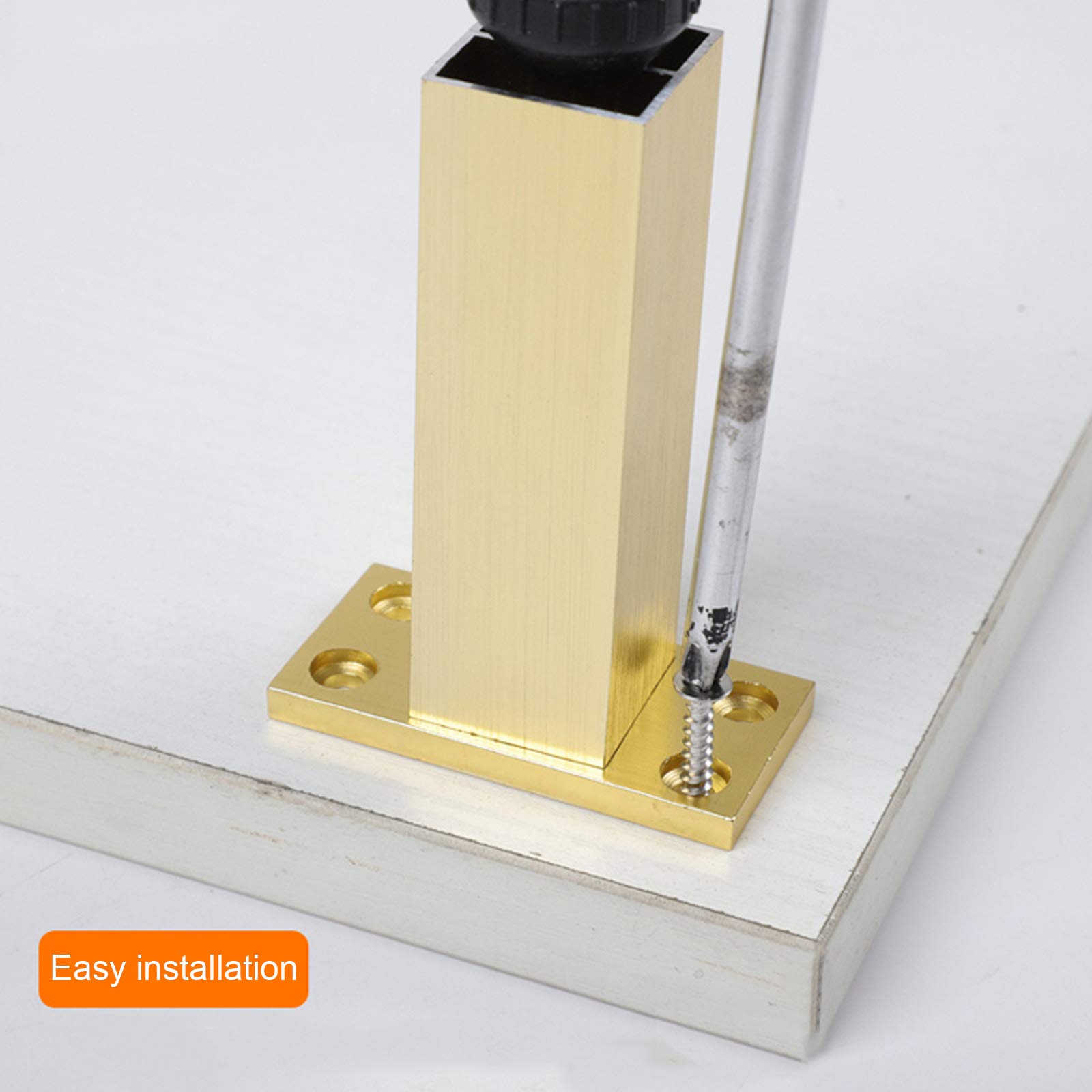 Gambe quadrate per divano da 30 cm, piedini regolabili impermeabili e antiscivolo, resistenti gambe di supporto per divani, tavoli e armadi, parti di ricambio resistenti