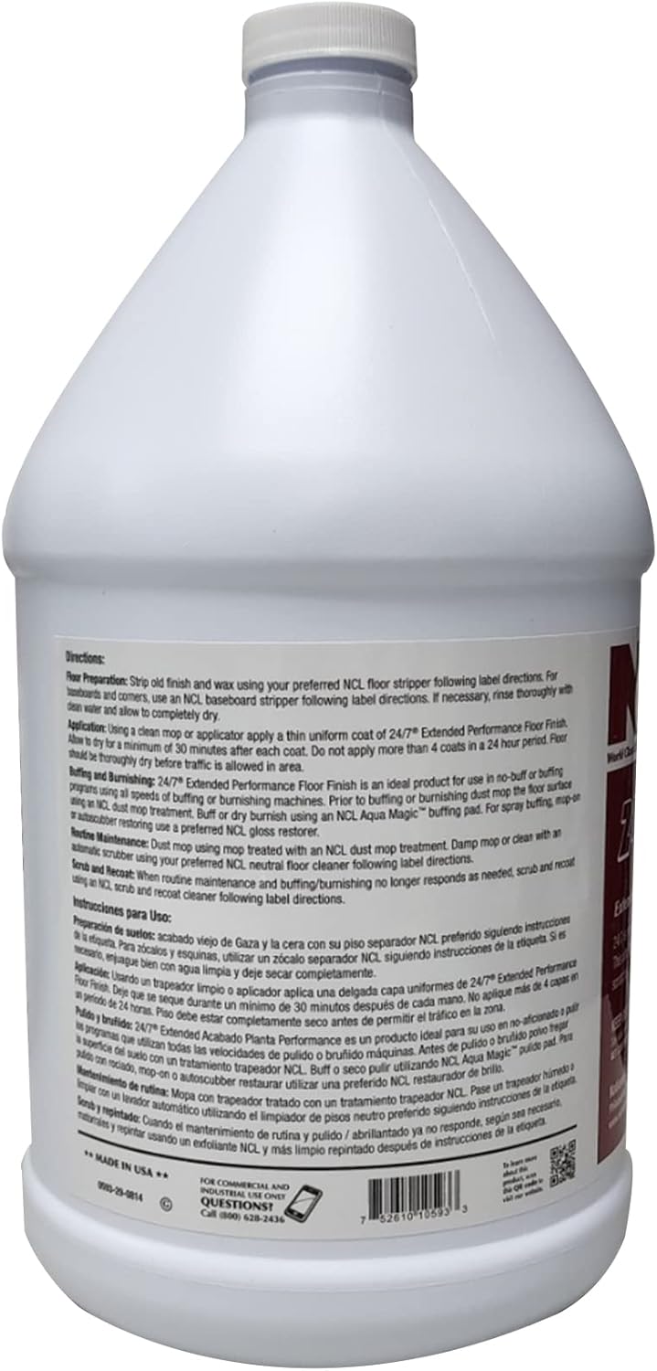 NCL 24/7 Extended Performance Floor Finish - 4 Gal.