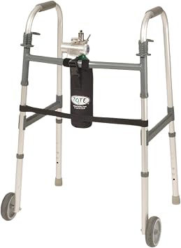 Oxygen Tank Holder for M6 Cylinders, Walker Accessory.