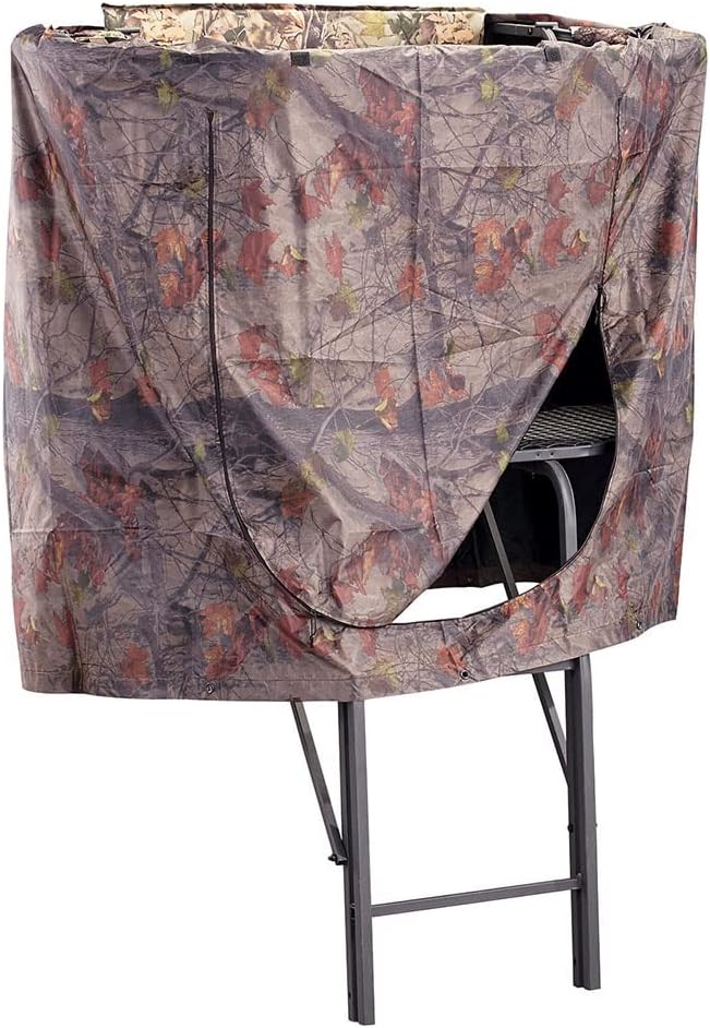 Guide Gear Universal Hunting Tree Stand Blind, Camo Tent, Deer Hunting Accessories