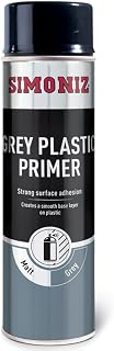 SIMONIZ Grey Plastic Spray Primer Spray Paint 500ml (Packaging may vary)