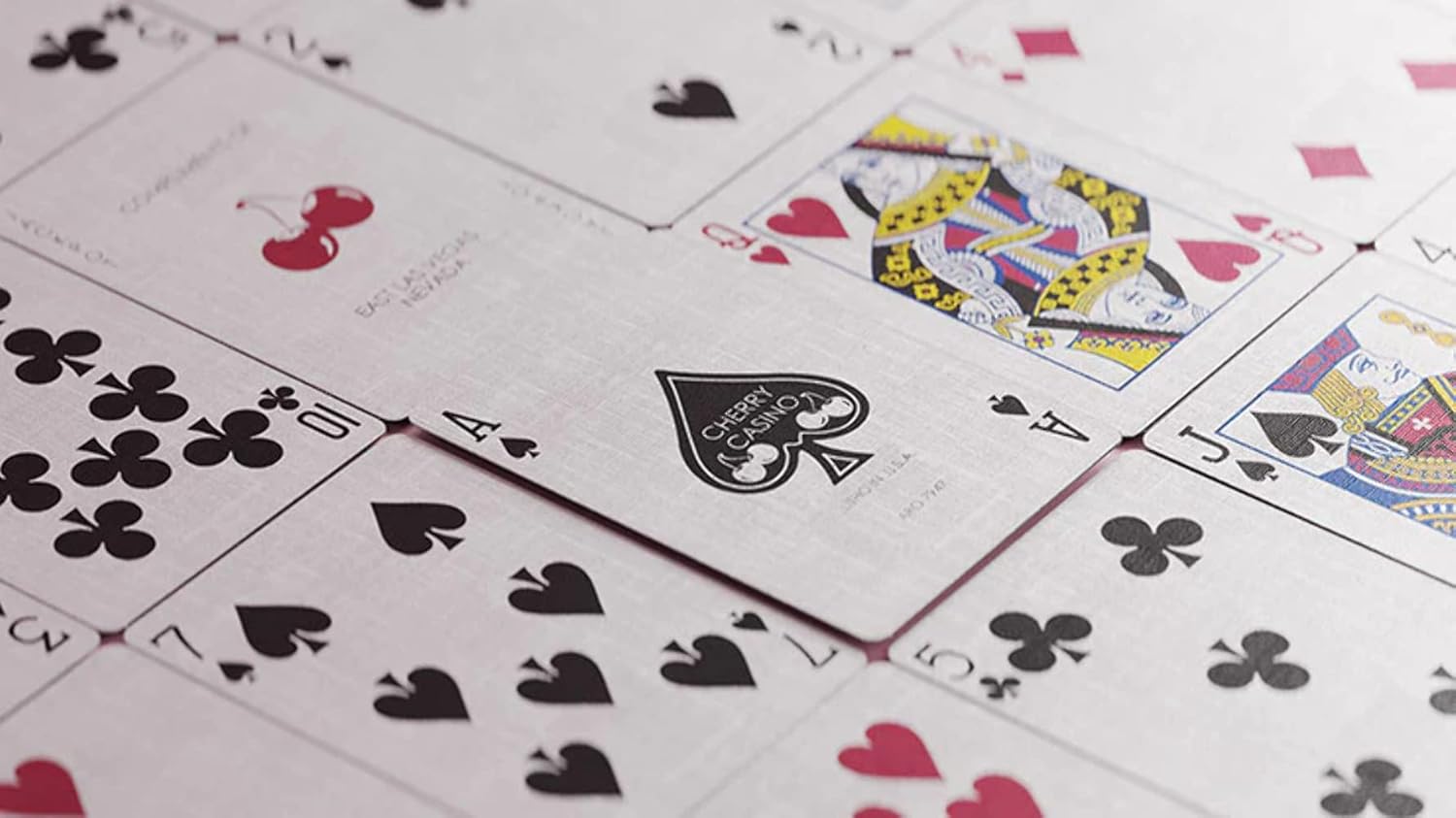 MJM Cherry Casino Flamingo Quartz (Pink) Playing Cards by Pure Imagination Projects