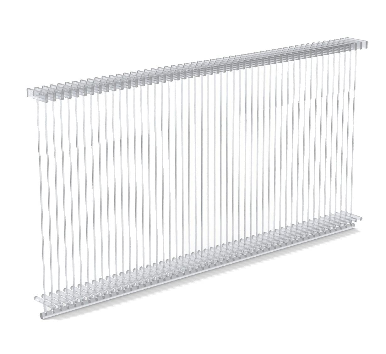 1000 x White Tagging Barbs Clothing Garment Tagger Gun Fasteners Refill Pin Price Tags Standard Paddle 65mm 2.5 Inch