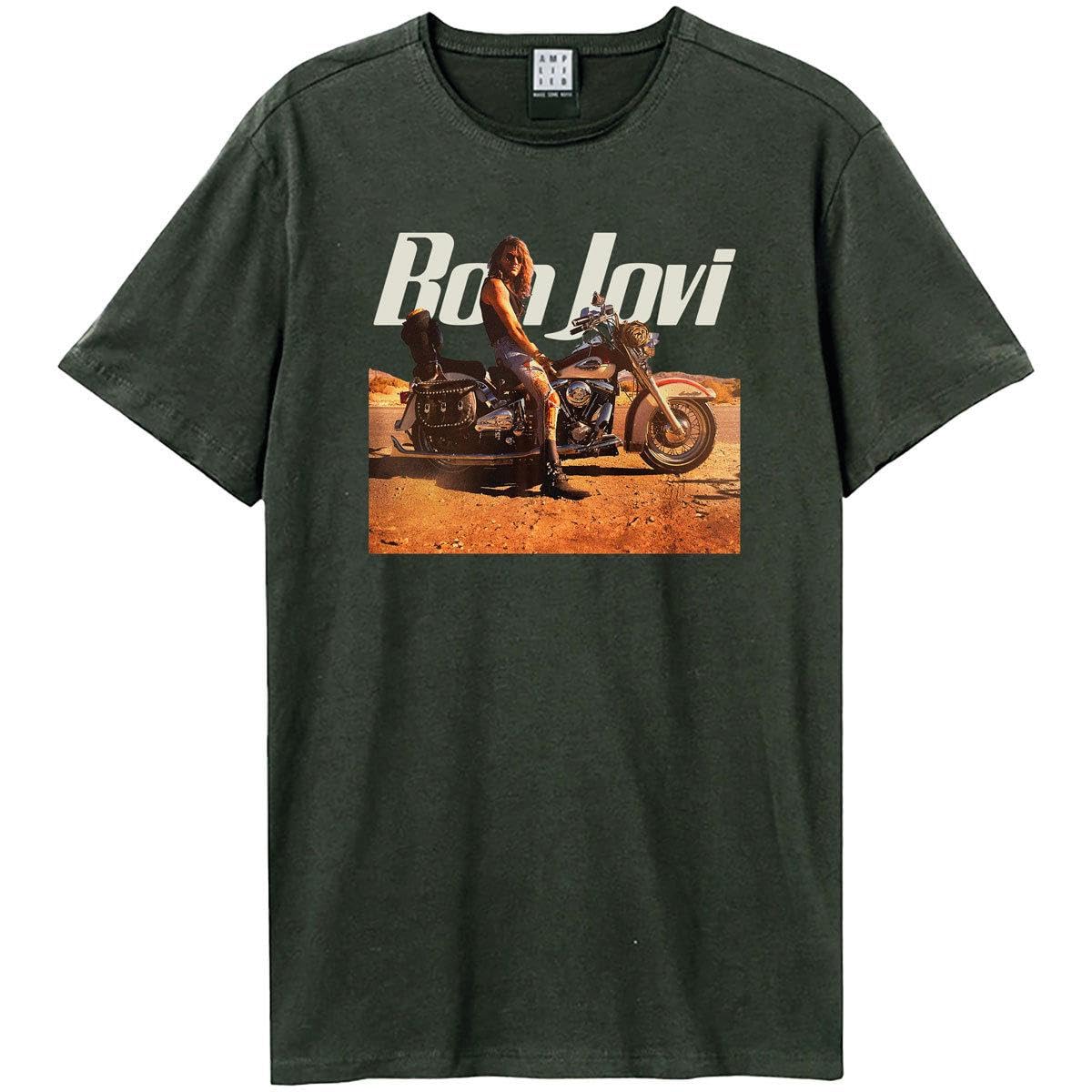 Amplified Koszulka unisex dla dorosłych Wanted Dead Or Alive Bon Jovi