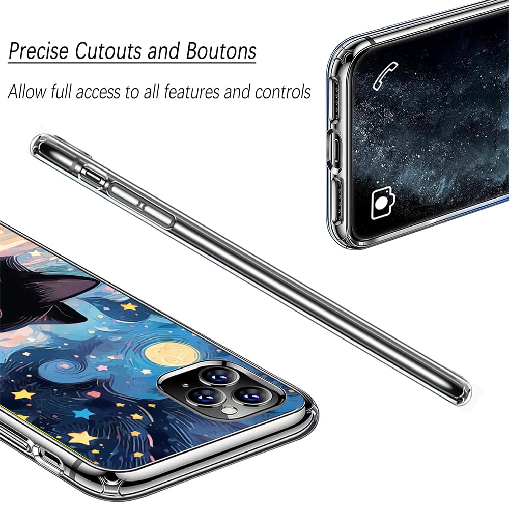 Cover Trasparente Per Huawei Mate 10 Lite Con Design Gatto Farfalla – Silicone TPU Antiurto