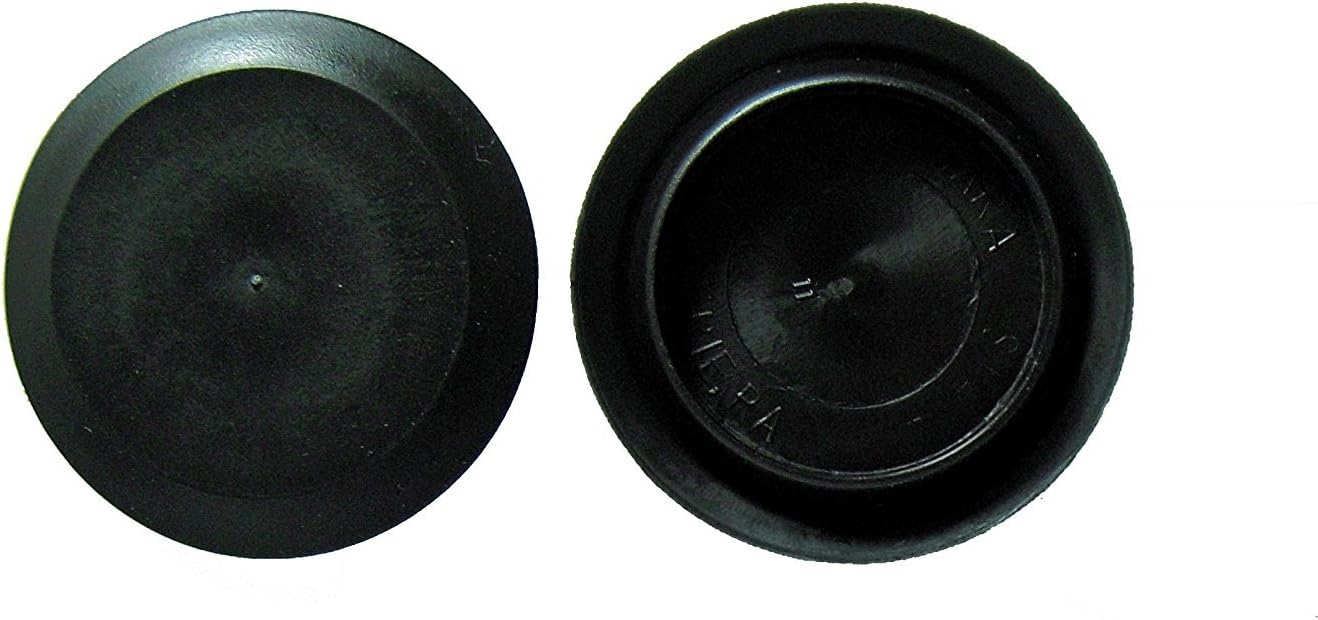 3/4" 0.75 inch Flush Mount Black Plastic Body and Sheet