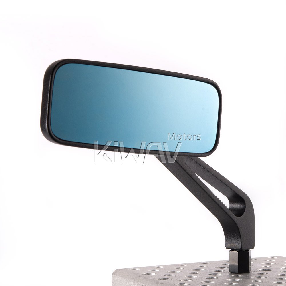 Amazon | MAGAZI マガジ クラシック バイクミラー 黒い アルミ製 左右