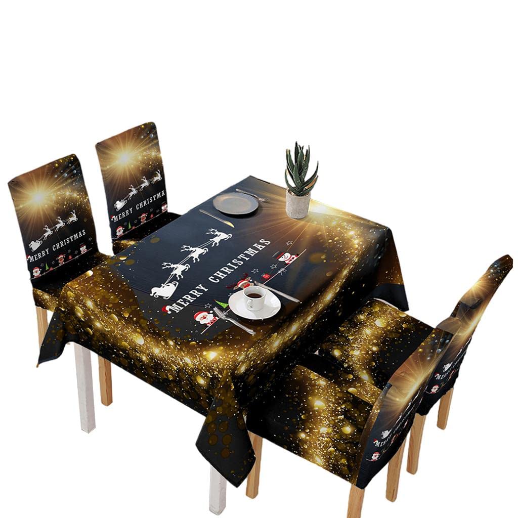 Christmas Table Cover Christmas Decoration for Dinner Home Anniversary C Business & Industrial | Restaurant & Catering | Tabletop & Serving | Tabletop-image-17