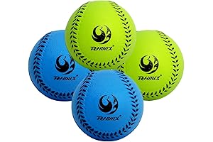 PHINIX 9" Soft Foam Baseballs for Kids Practice