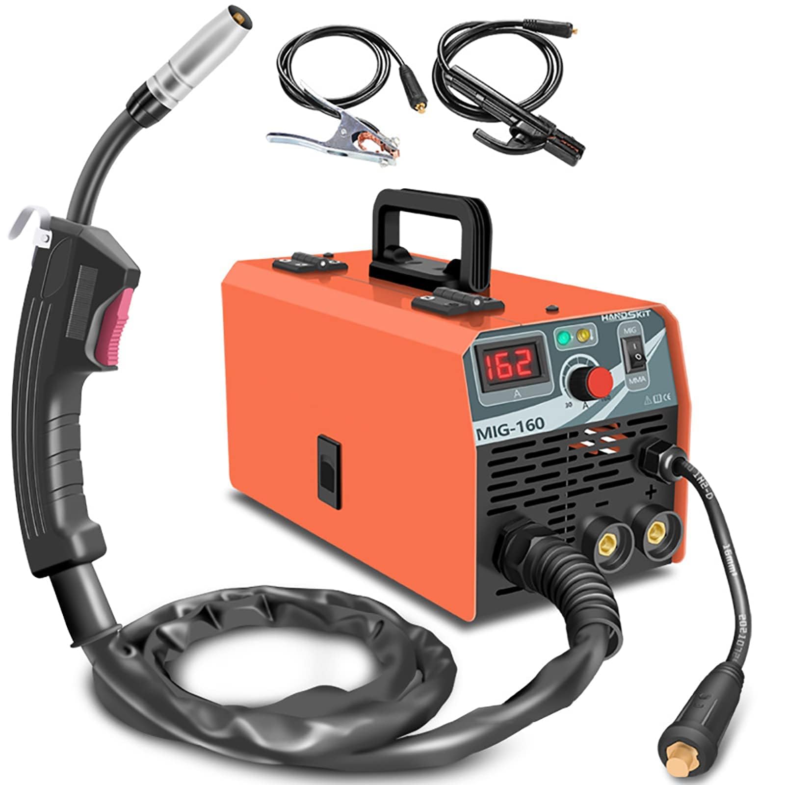 Spawarka MIG, spawarka łukowa IGBT MMA, bezgazowa półautomatyczna do napraw i projektów DIY