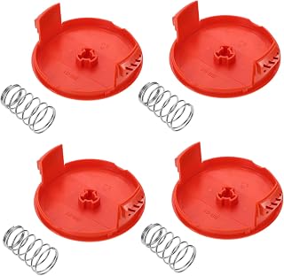 POPETPOP 4sets Lawn Care Tool Kit Weed Blade Lawn Mower Spool Caps Grass Trimmer Spring Cap Mower Parts