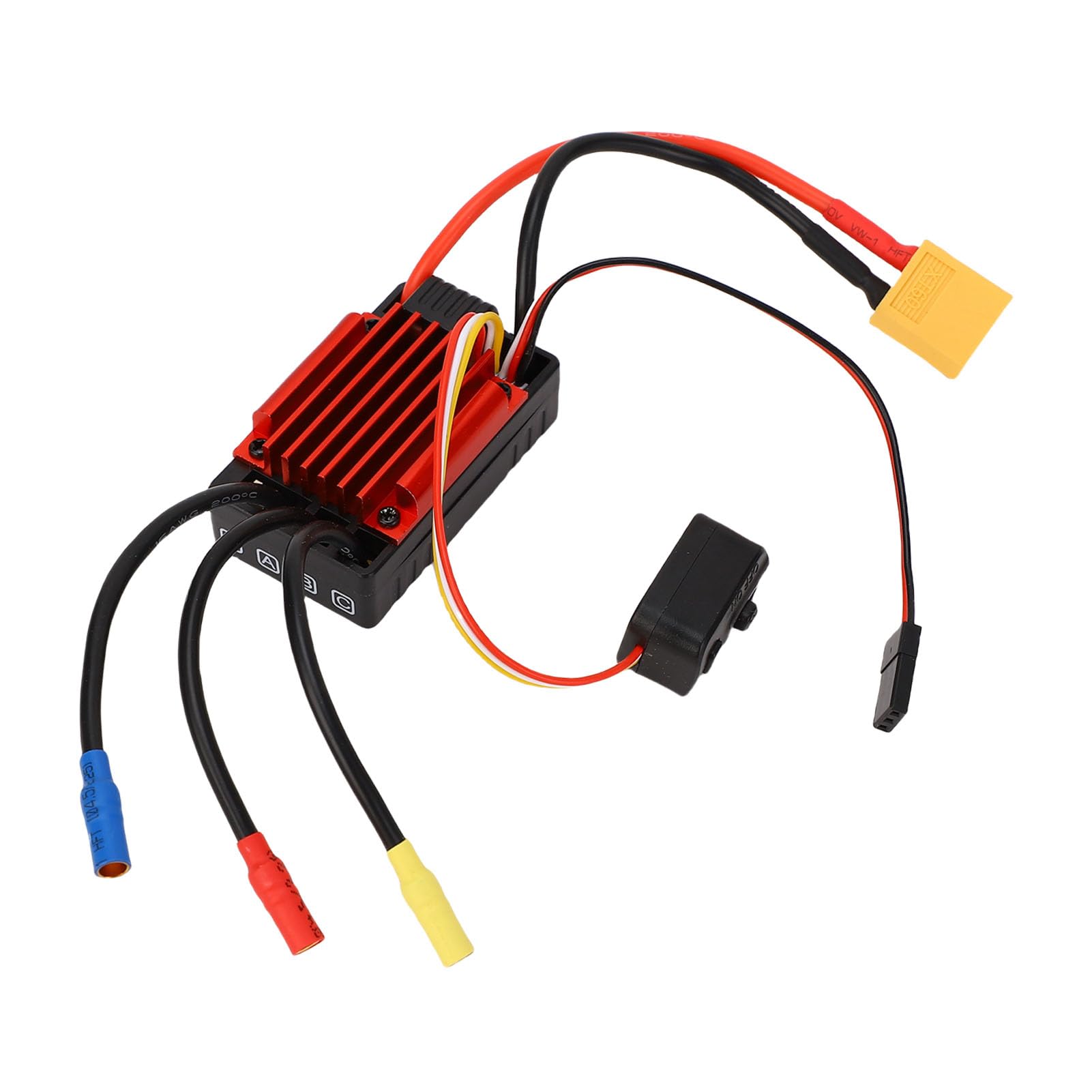 ESC impermeable 35A brushless compatible con coche RC escala 1/18 NiMH 8
