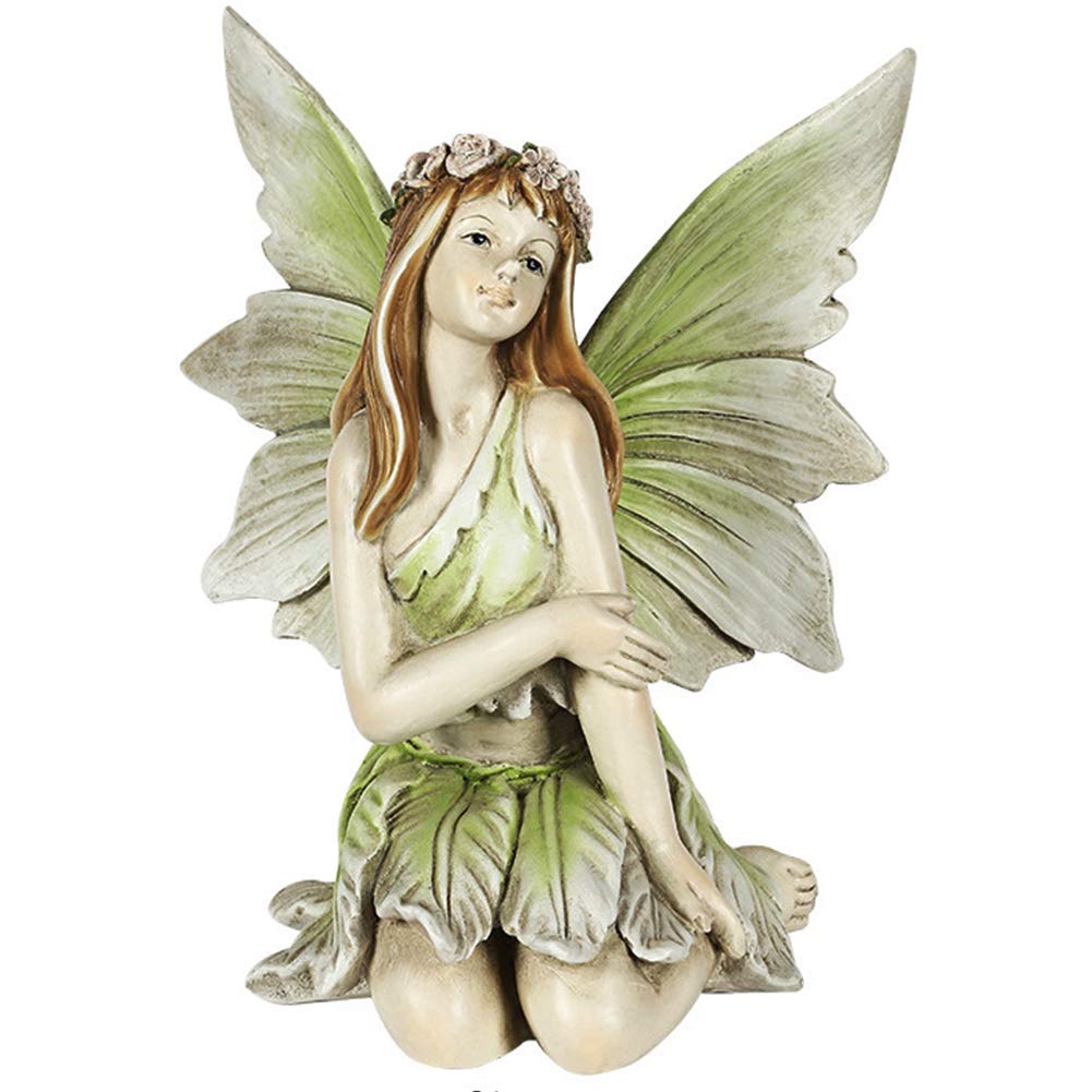 Figurines d'extérieur et statues de fées pour décoration patio et jardin
