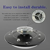 Vista 3 de 21001906 Bomba de drenaje de lavadora con pieza de repuesto de polea, compatible con lavadoras Maytag Admiral Magic Chef Parte #35-6434 WP35-6465