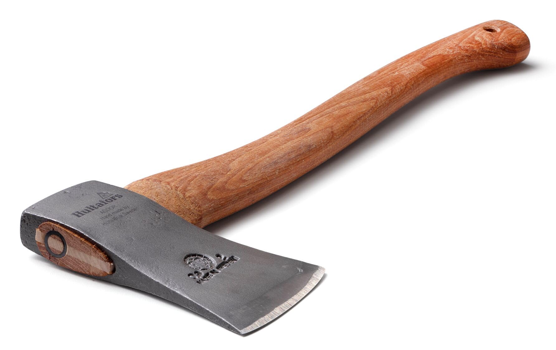 Handgeschmiedetes Beil 535mm aus Schmiedeeisen I Hultafors I Geschmiedet in Schweden I 1315g Premium Axt mit Hickory Holzstiel I Nachschleifbar I 840086
