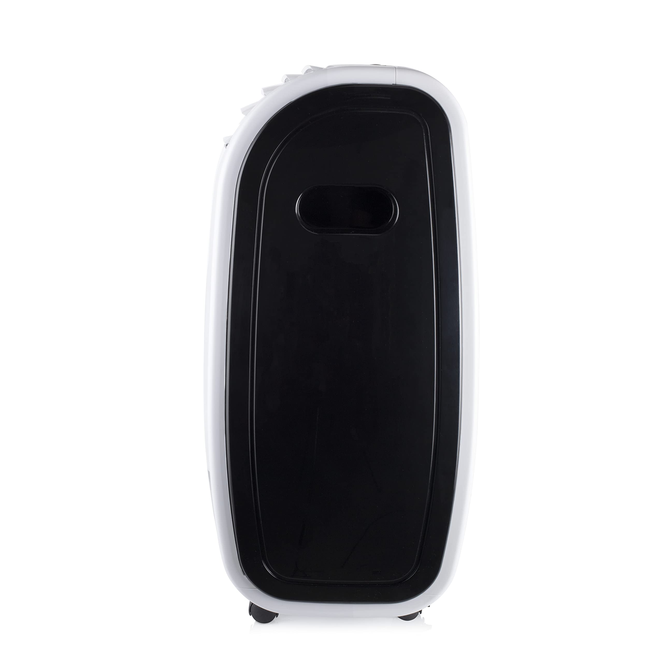 Tristar AT-5468 Climatizador portátil 2 en 1 oscilante, depósito de agua 8 L, temporizador, 3 velocidades, 2 recipientes incluidos, 3,17 m³/min, función ventilador, mando a distancia, 45 W
