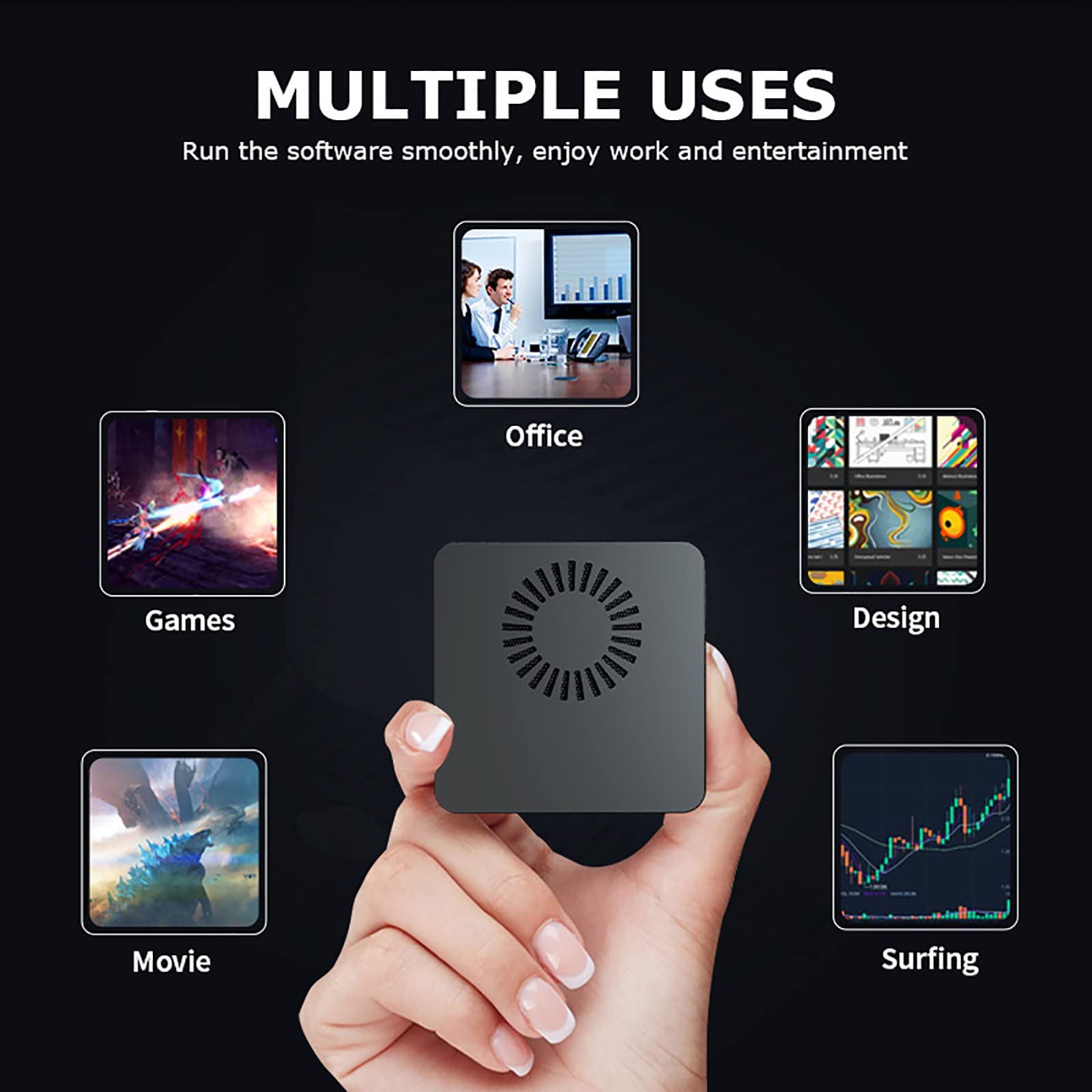 TsoLay Mini PC Box, Consola De Juegos Retro para PC con Más De 120000 Juegos, Compatible con PSP/PS2/MAME/SEGA/DC/ARCADE, Win11 Y Batocera 33 Game System En 1, Cumpleaños