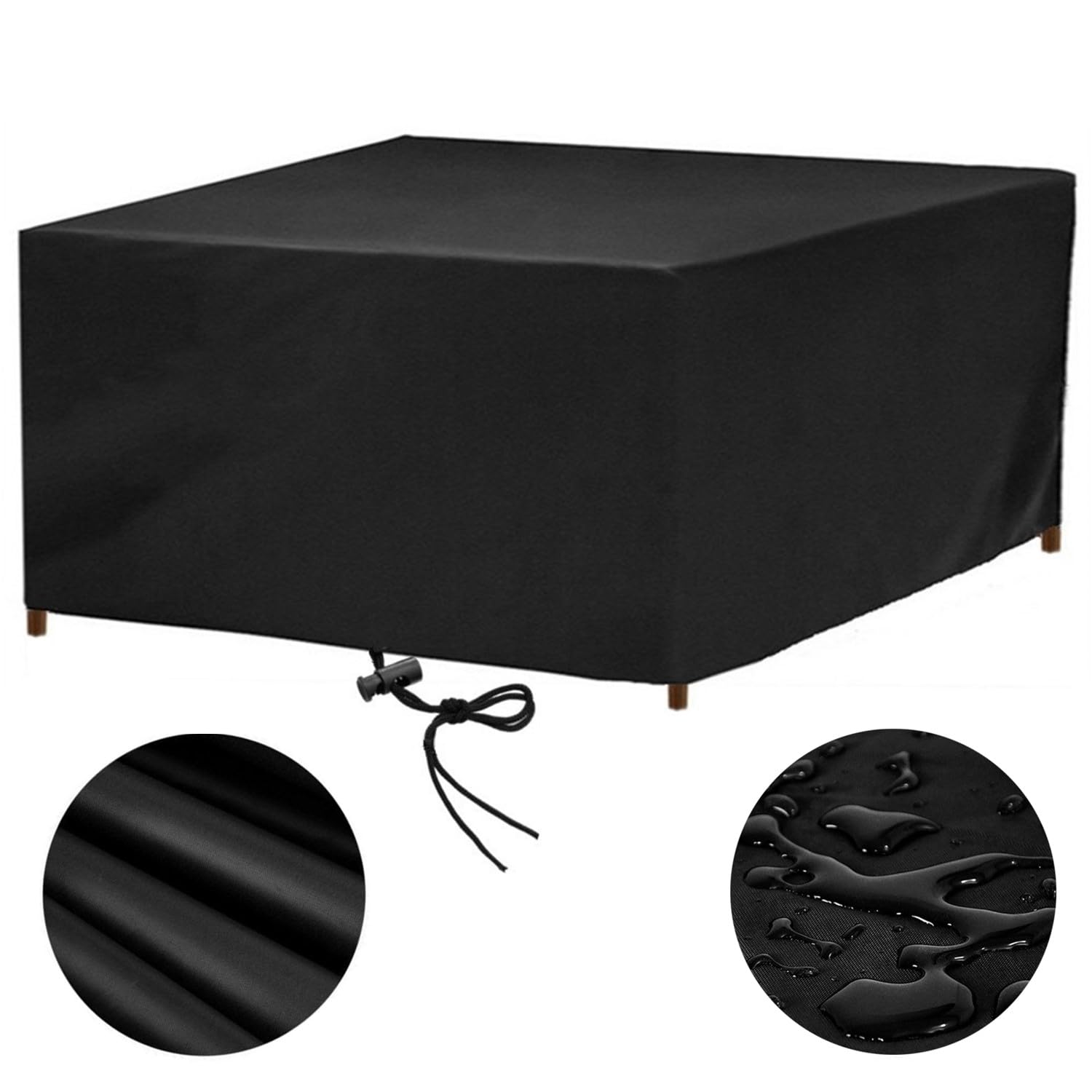 Garden Furniture Covers Waterproof 120x65 Outdoor Patio Furniture Covers Waterproof 120 x 65 Garden Table Cover Rectangular Covers for Outside Garden Furniture Heavy Duty 120x65x80cm