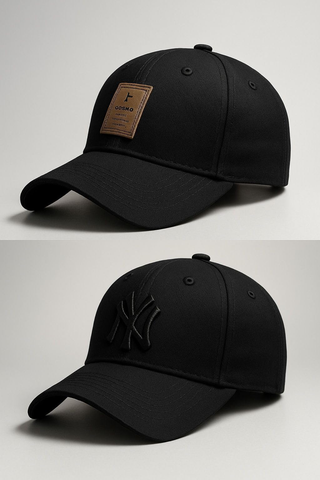 Sports/Regular Baseball Cap for Men Original Adjustable Unisex Cap, Mens Caps Stylish, All Sports Type Caps or Hats, Free Size Black-image-46