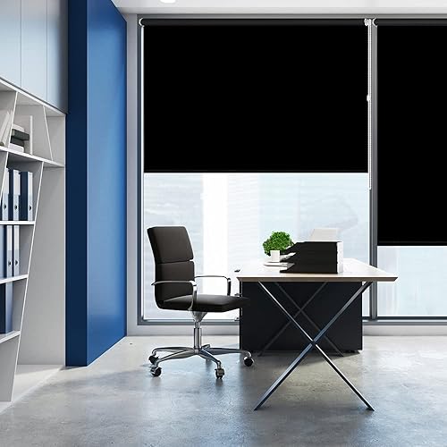 Miniatura 2 de SEEYE Persianas enrollables opacas  Persianas impermeables para ventanas y oscurecimiento de la habitación, persianas comerciales para baño,