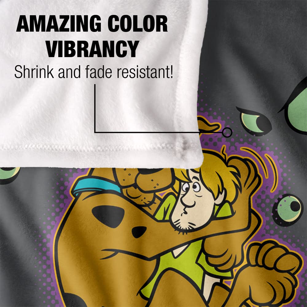 LOGOVISION Scooby DOO!Scooby-DOO Optimalweiche Kuscheldecke von Silky Touch, 152 x 127 cm