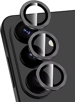 Microcase Samsung Galaxy S26 Kamera Cam  Lens Koruyucu Halka Set - AL8114 Siyah