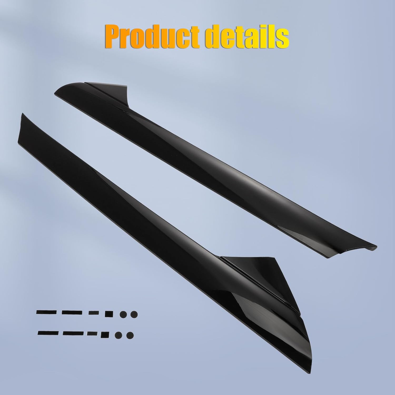 OCPTY Windshield Pillar Trim Explorer Plastic Trim Replaces for Ford Explorer Windshield Trim 2011-2019, Left & Right,Driver and Passenger Side,2PCS