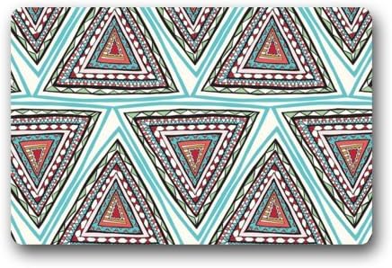 Fantastic Doormat Indian Style Triangle Aztec Print Door Mat Rug Indoor/Outdoor/Front Door/Bathroom Mats£¬Bedroom Doormat 23.6"(L) x 15.7"(W)