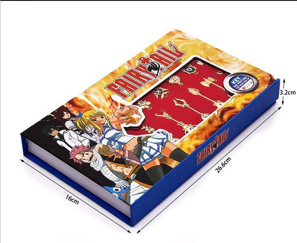 Skycostume Fairy Tail 18-Piece Golden Zodiac Keys Set : Amazon.com