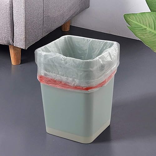 Miniatura 6 de EudokkyNA Bolsas de basura transparentes con cordón para cocina, 4 rollos240 bolsas (3 galones)