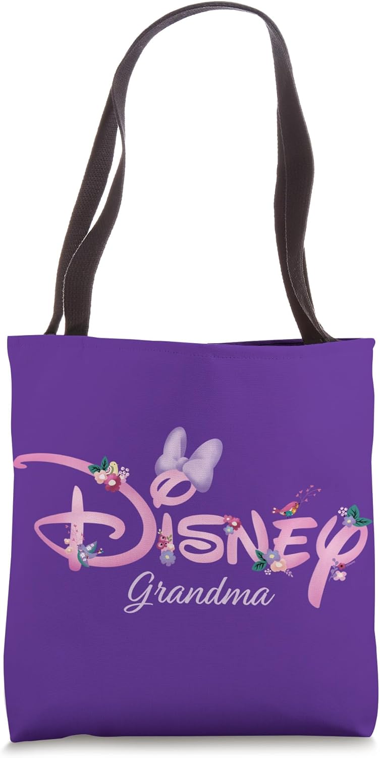 Disney Grandma Minnie Mouse Logo Family Trip Mother’s Day Tote Bag