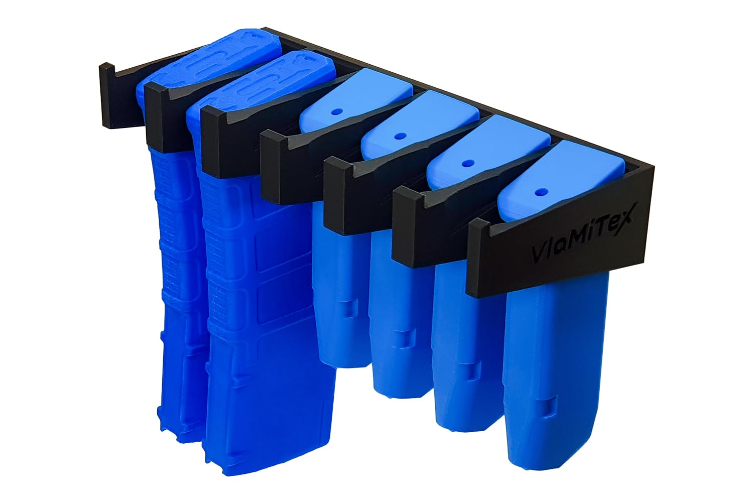 VlaMiTex H5 Halterung für Pistolen Magazine 9mm, 45 ACP doppelreihig und AR15 Magazine wie MagPul
