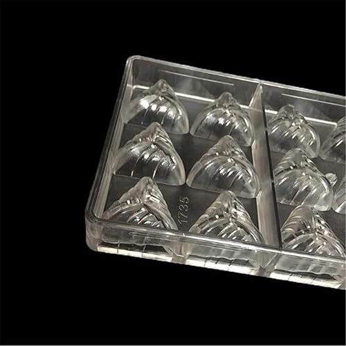 Miniatura 4 de Molde de policarbonato transparente con forma triangular en 3D para chocolate, hecho a mano, para hacer magdalenas, cubitos de hielo, moldes de