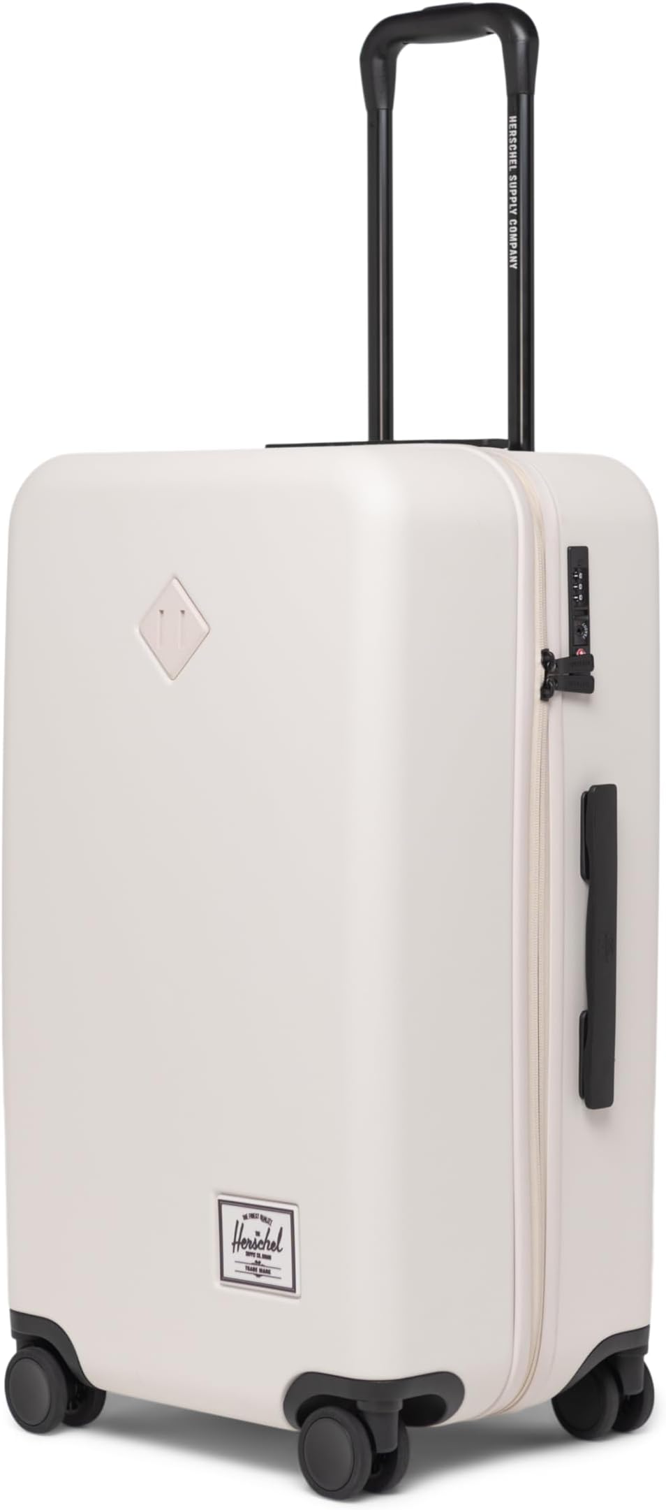 Herschel Hard Shell Luggage with 360 Swivel Wheels Retractable Telescopic Handle Moon Beam, Moon Beam, Hard Shell Luggage with 360 Spinning Wheels, Retractable Telescopic Handle, moonbeam