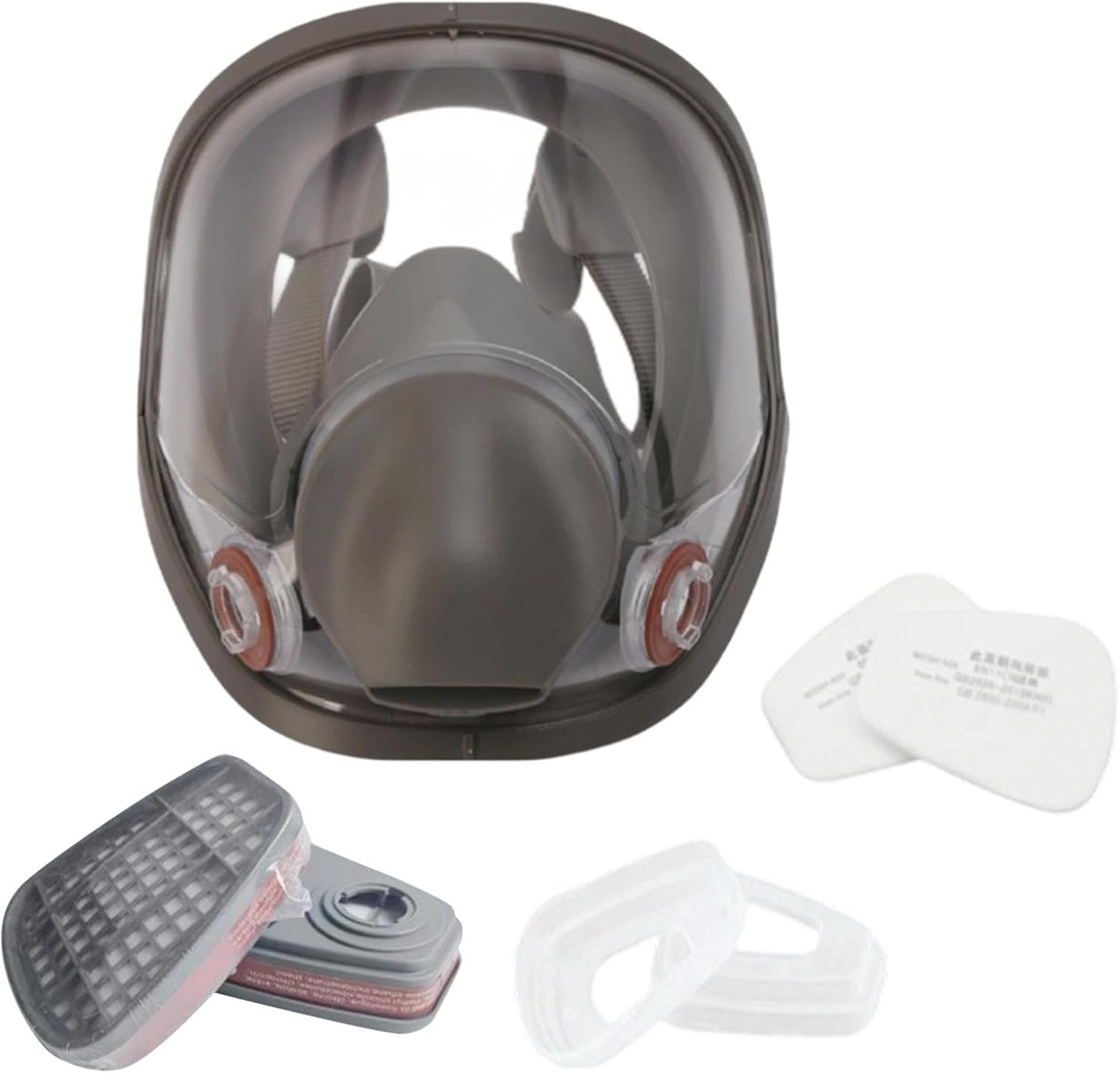 Face Cover Respirator - Reusable Full-Face Protector, Gas Cover | Nose Respirator For Spray Paint For Woodworking Construction Painting Grinding Polishing Welding Adults Men Women