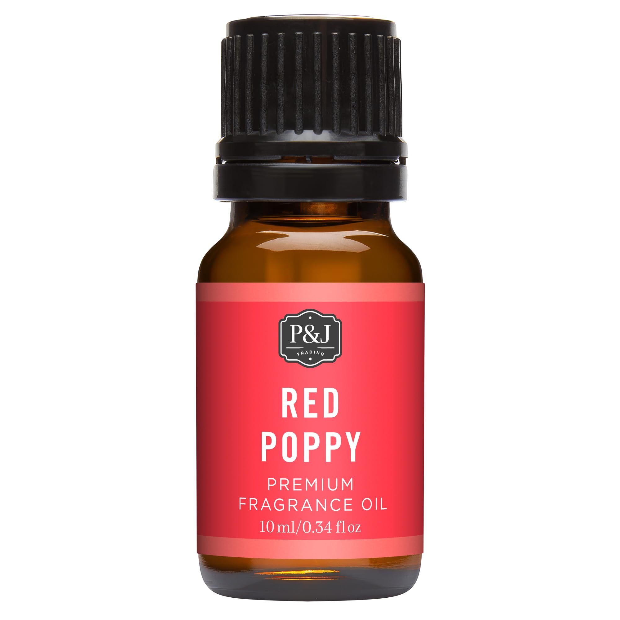 P&amp;J Trading Fragrance Oil for Diffusers for Home - Red Poppy 10ml Fragrance Scents for Candle Making - Soap Making Supplies &amp; Car Diffuser Scents