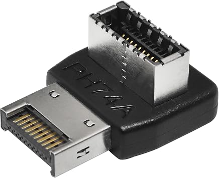 الزاوية اليمنى USB نوع E محول USB3.1 نوع E محول الرأس 90 درجة توجيه الكوع للكمبيوتر اللوحة PH74A