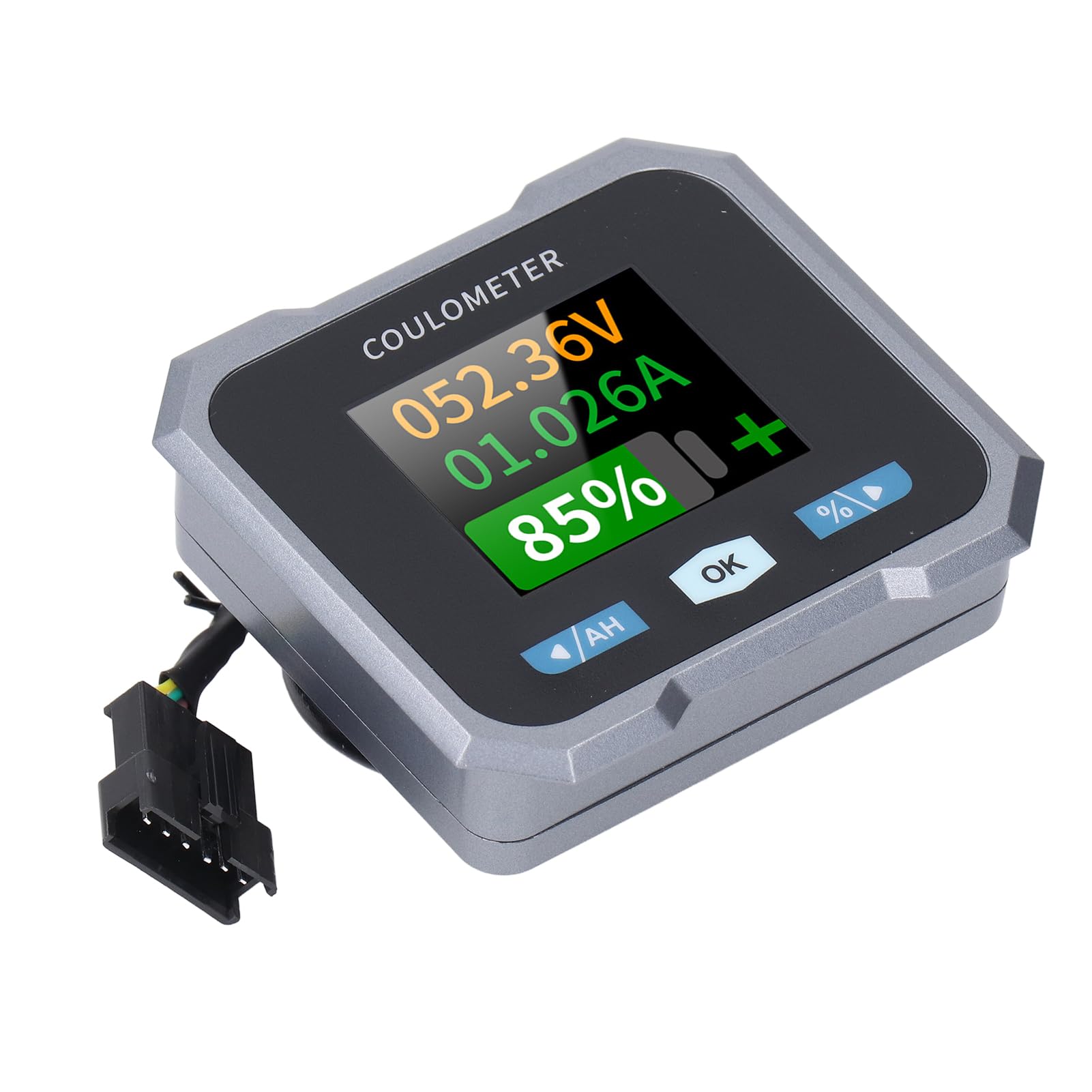 Monitor Baterii Bluetooth Wodoodporny 400A Inteligentny Miernik Napięcia Akumulatora dla łodzi Kempingowych i Samochodów 1,8-calowy Wyświetlacz HD LCD
