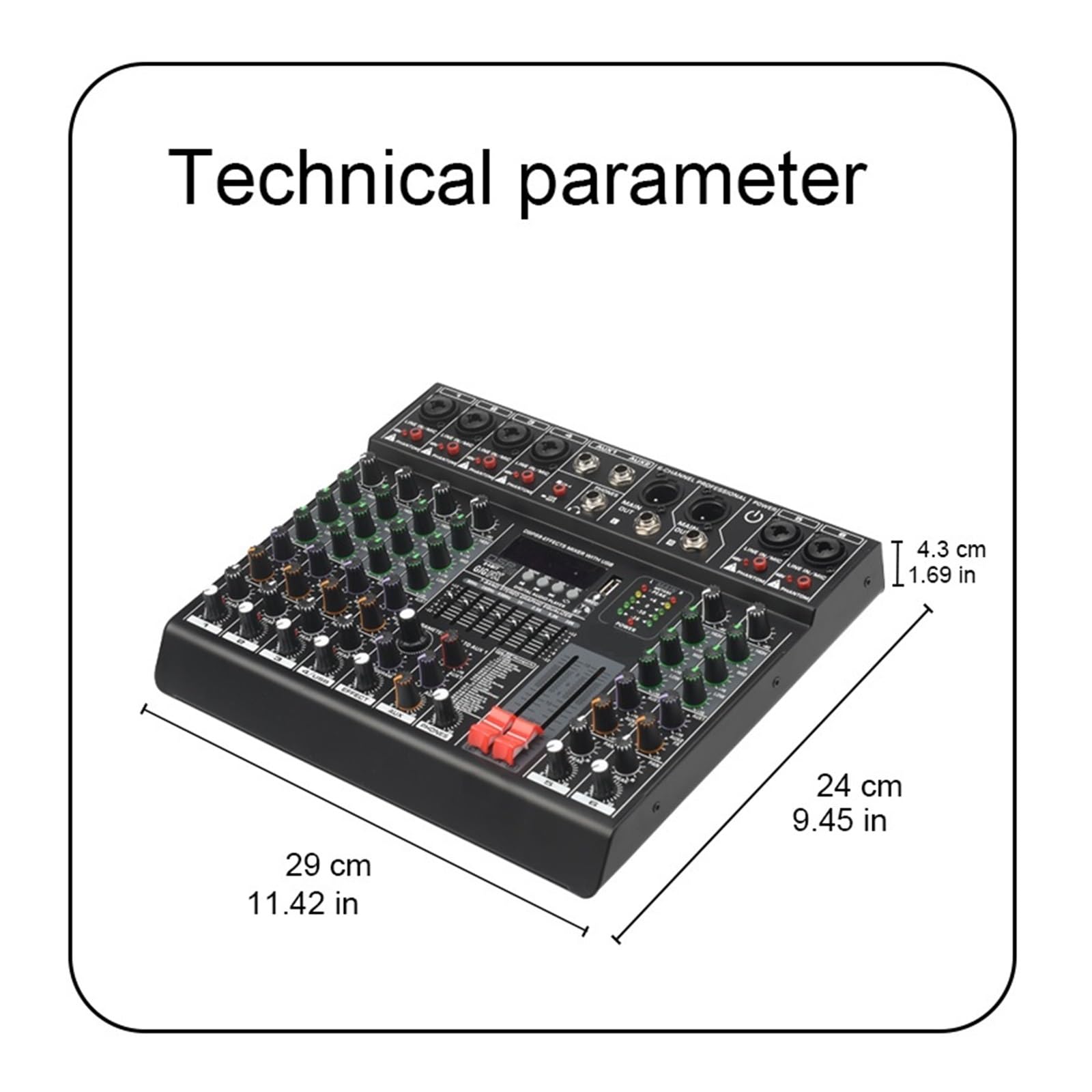 Nieuw - Audiomixers Zonder Voeding / Studiomengpanelen