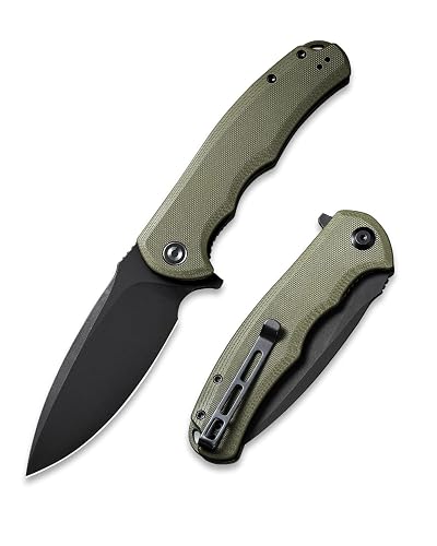 CIVIVI Praxis Folding Pocket Knife for EDC, 3.75' Blade G10 Handle C803F
