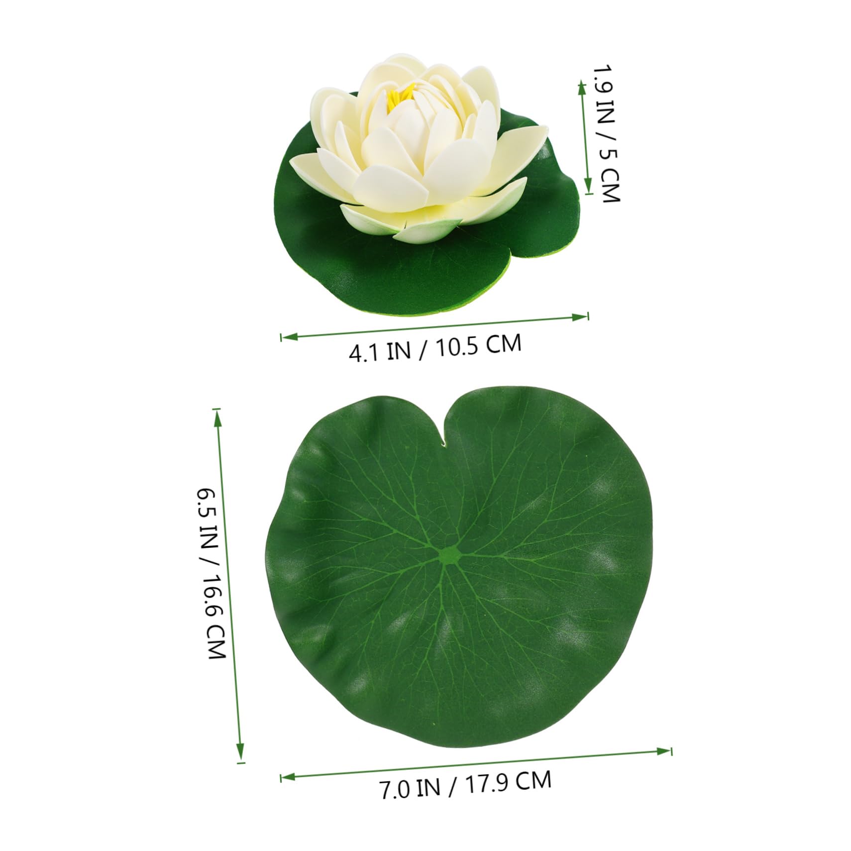 60pezzi Fiori Di Loto Artificiale Galleggianti Da Per Decorazione Di e Laghetti Ornamenti Naturali e Sicuri Per Piante Acquatiche