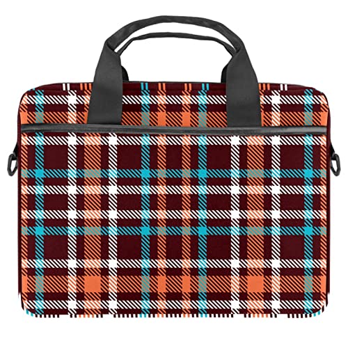 Sac ordinateur portable 13-14.5 pouces rose à motif lapin et carreaux pour femme