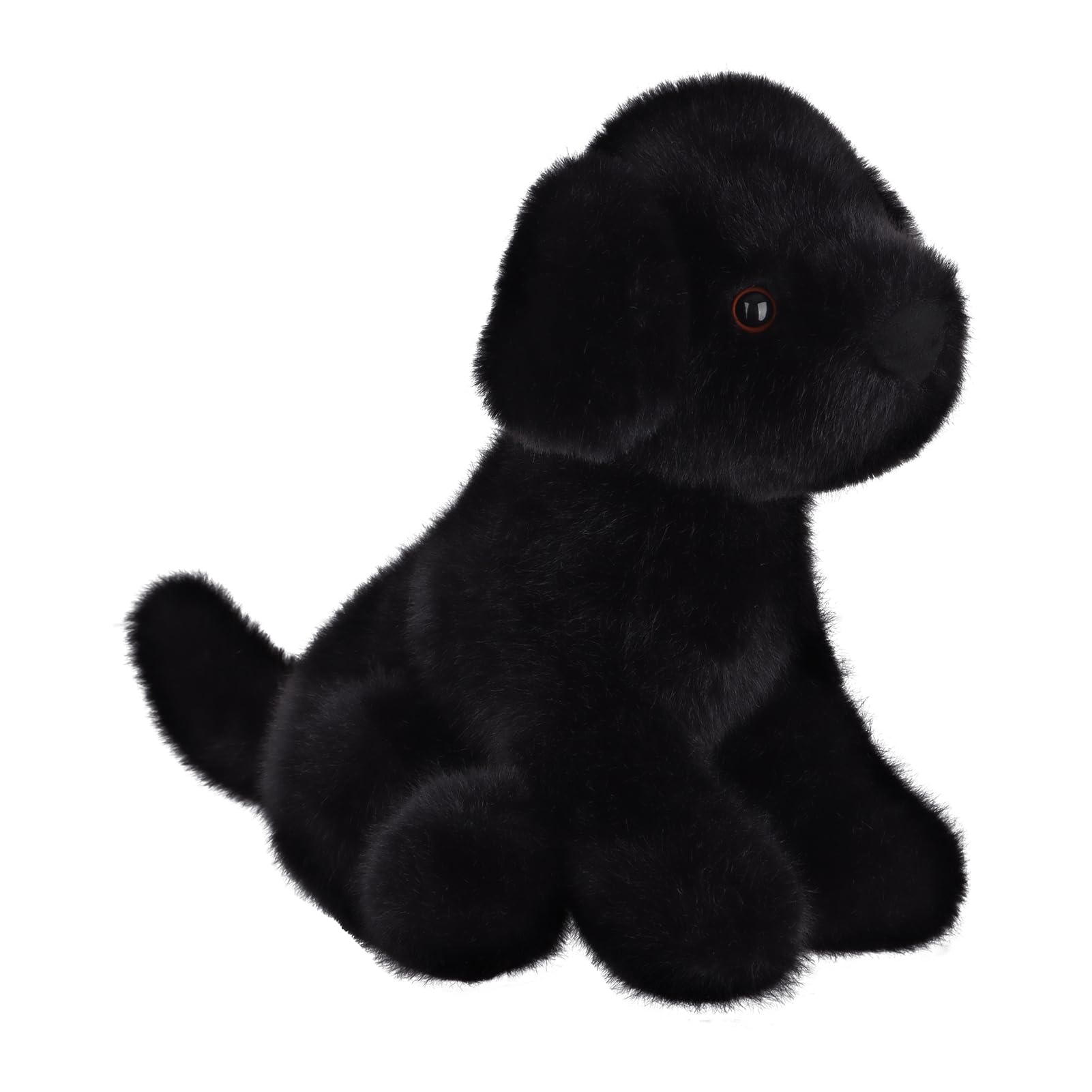 Apricot Lamb Stuffed Animal dog puppy docile labrador black, Soft Toys Plush Cuddly Perfect for Child 7.9 Inches