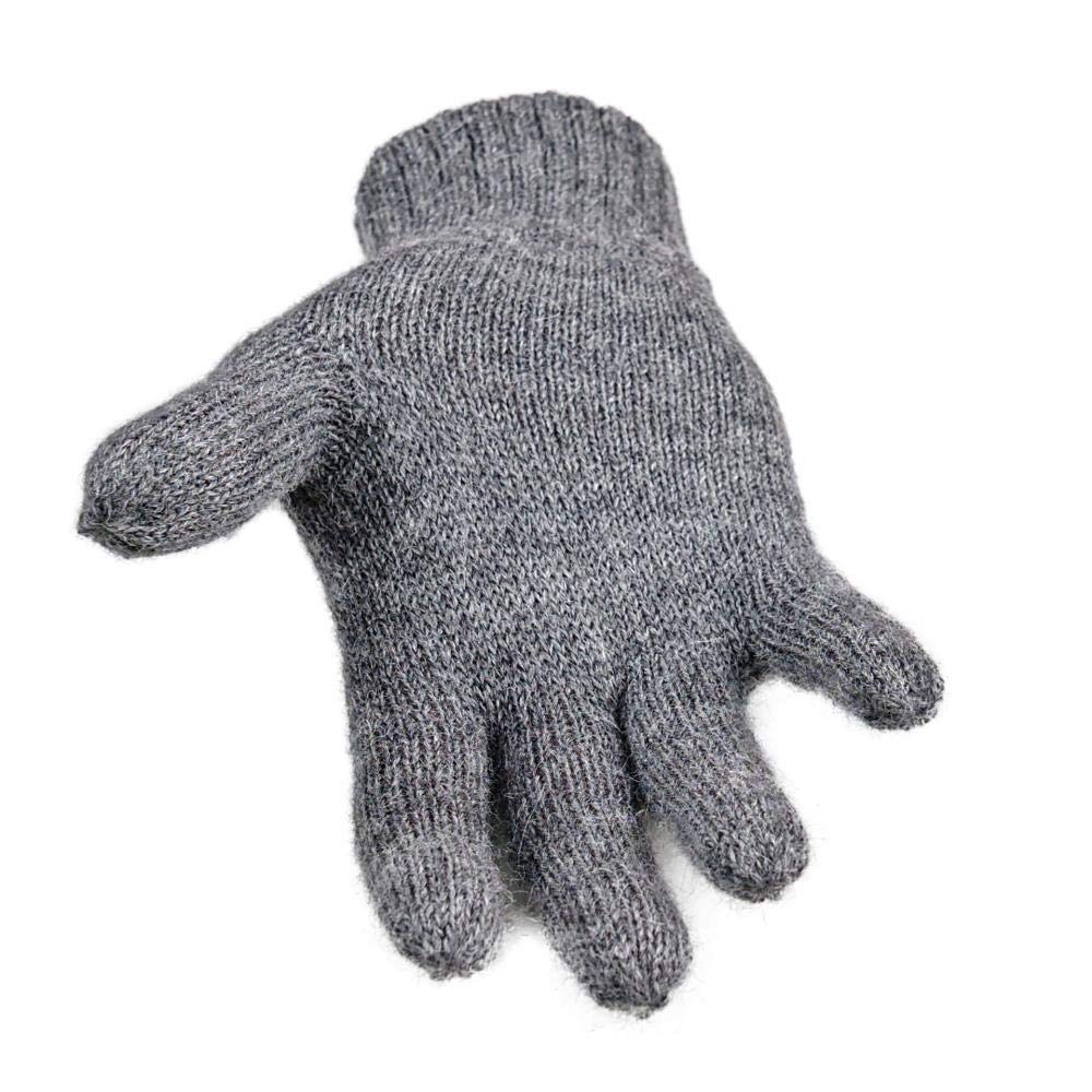 100% Alpaka Wolle Strickhandschuhe für Herren und Damen – Warme, Weiche & Atmungsaktive Zopfmuster Handschuhe, Nachhaltig für Kalte Tage