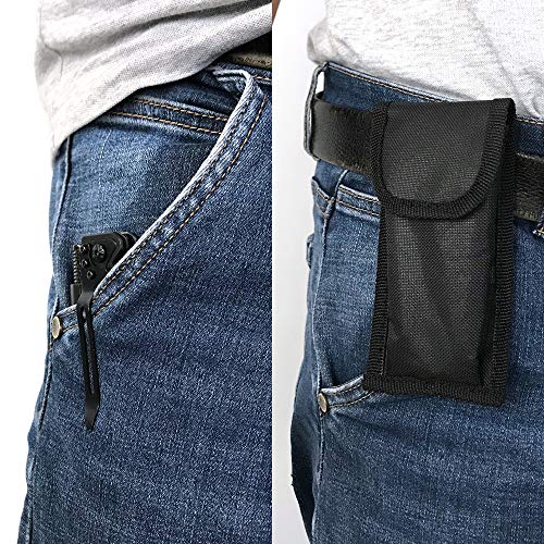 Albatross 6-In-1 Modern Damascus Steel Folding Pocket Knives With Led Light,Seatbelt Cutter,Glass Breaker,Magnesium Fire Starter,Bottle Opener;Multi-Function Emergency Tool(Black) #TOP7