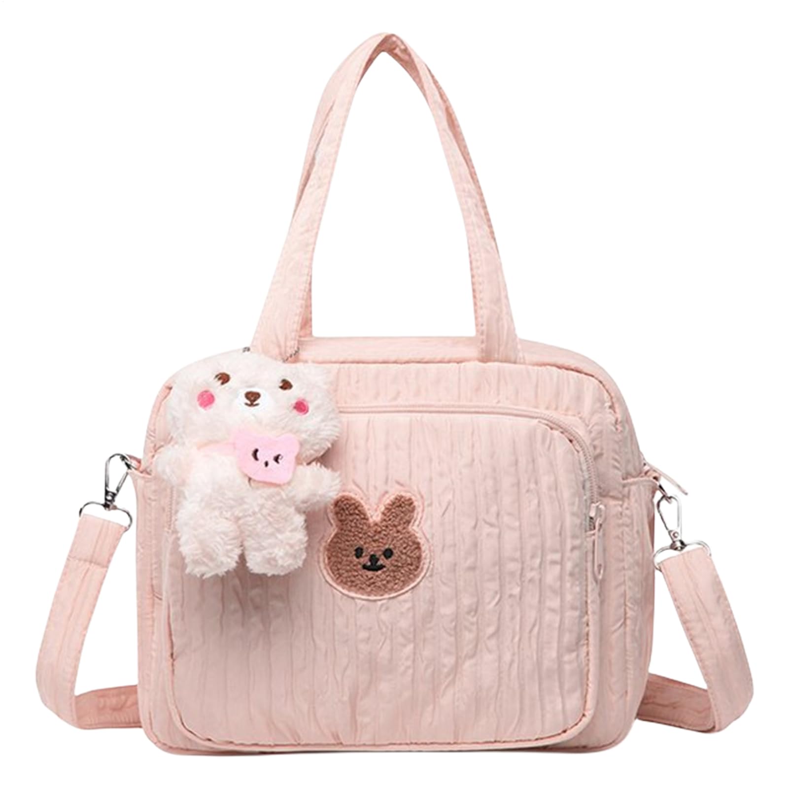 Bvizyelck Baby Changing Bag, Multifunction Nappy Tote Bag, Waterproof Baby Diaper Bags With Adjustable Strap, Large Capacity Portable Travel Babys Changing Diaper Tote For Diapers, Babys Accessories