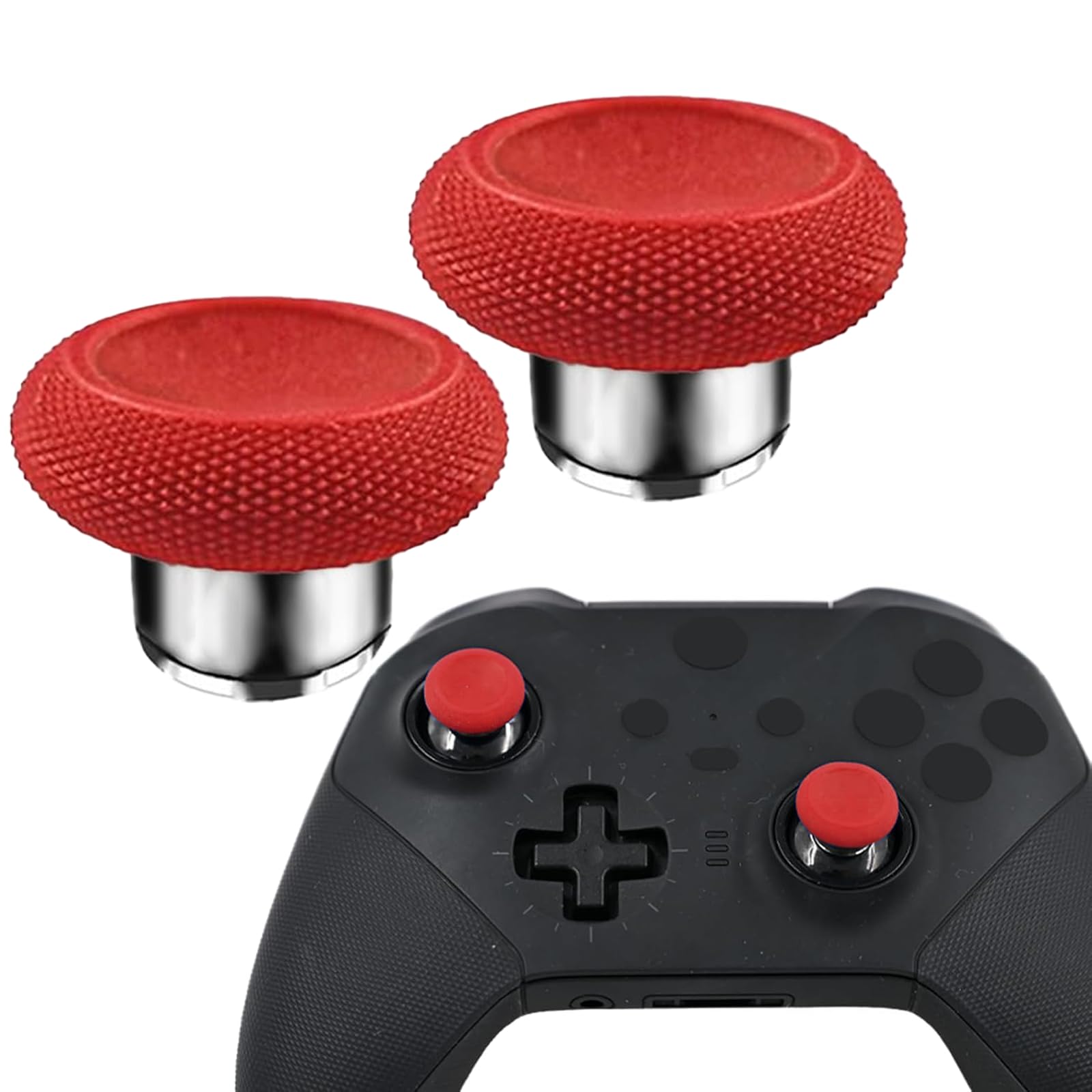 2 in 1 Thumbsticks Replacement for Elite Series 2 Core Controllers(Red)