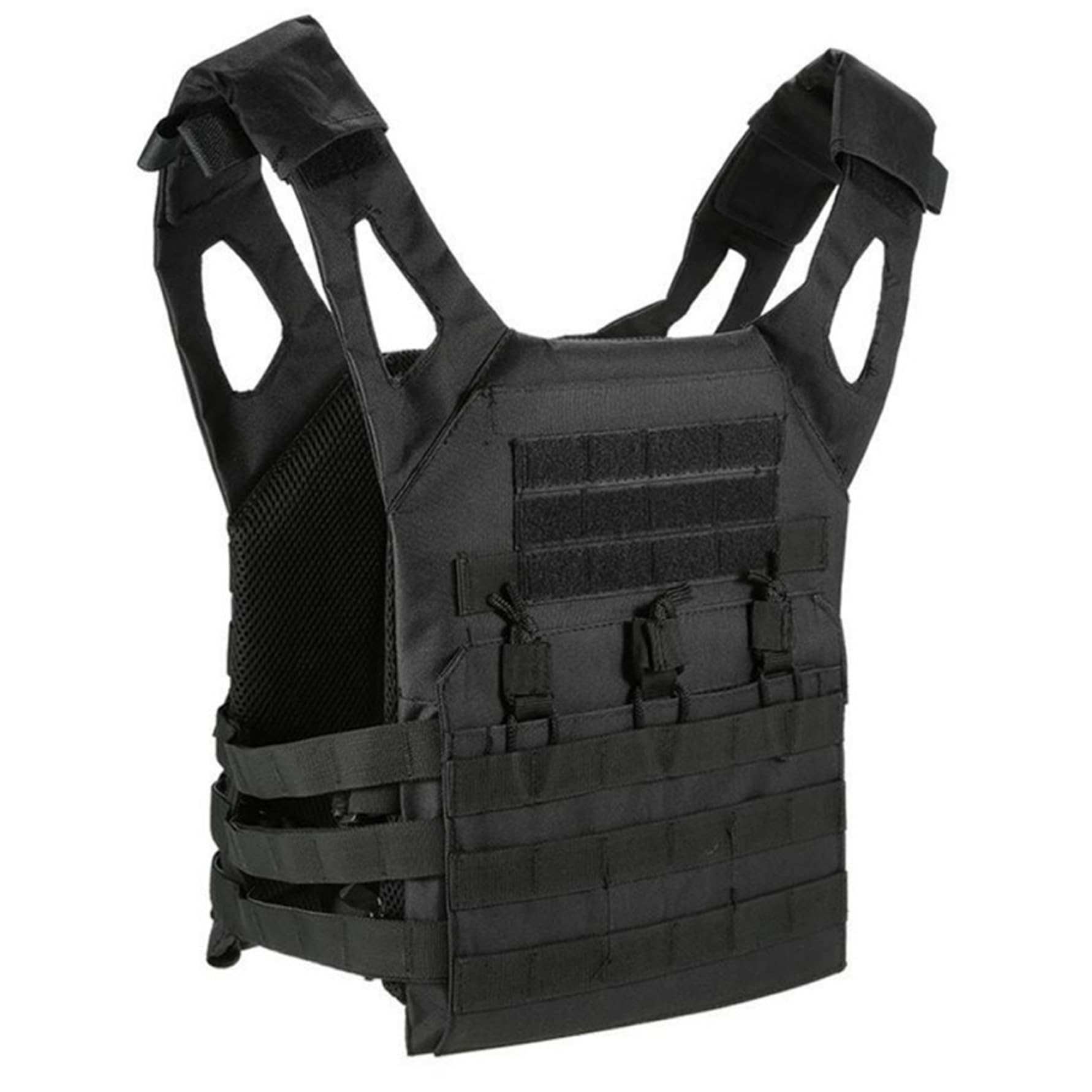 Gilet pare-balles, gilet tactique pour hommes et femmes, support de plaque de sécurité léger à dégagement rapide pour le tir paintball en plein air Wargame